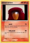 normal red bird