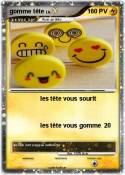 gomme tête