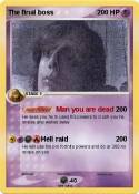 The final boss