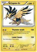 M Zapdos Ex