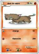 dent de sabre