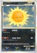 the baby sun