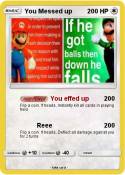 You Messed up