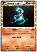 Blue fire drago