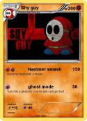 Shy guy