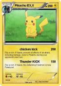 Pikachu EX,X