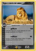 Tigre à dents
