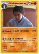 el niño molesto.