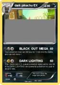 dark pikachu EX