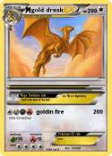 gold dresk