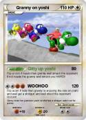 Granny on yoshi