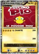 LE POUSSIN PIOU