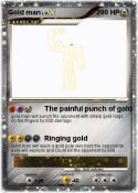 Gold man