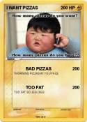 I WANT PIZZAS
