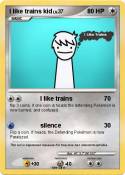 I like trains