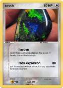 a rock