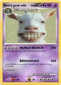 Weird goat with