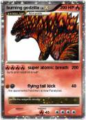 burning godzill