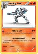 burning robot