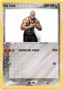 the rock