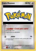 Carte Pkemon