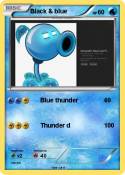 Black & blue
