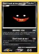 Don't look at