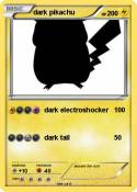 dark pikachu