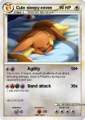Cute sleepy