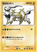 arceus niv x