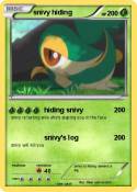snivy hiding