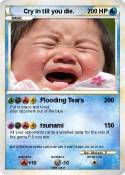 Cry in till