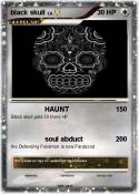 black skull