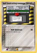 Self Destructin