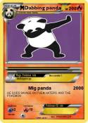 Dabbing panda