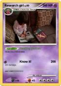 Research girl