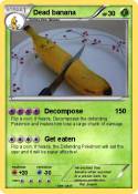 Dead banana