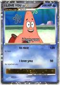 I LOVE YOU