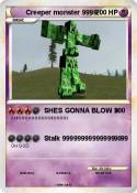 Creeper monster