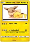 Pikachu and eev