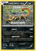 crawly desert