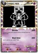 Creeper sans
