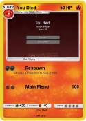 You Died