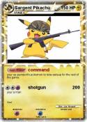 Sargent Pikachu