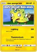 dum sponge bob