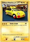 Voiture Pikachu