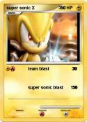 super sonic X