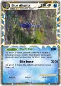 Blue alligator