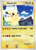 Pikachu EX.