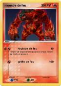 monstre de feu